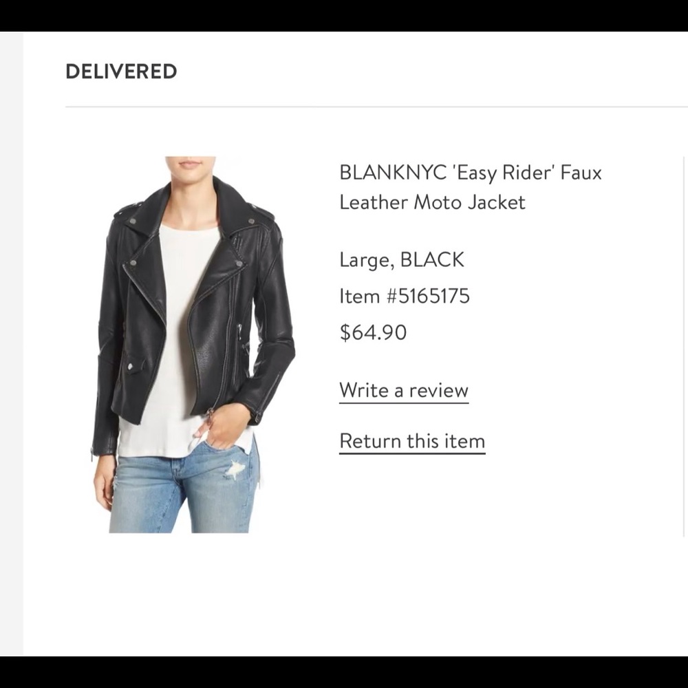 Black Moto Jacket